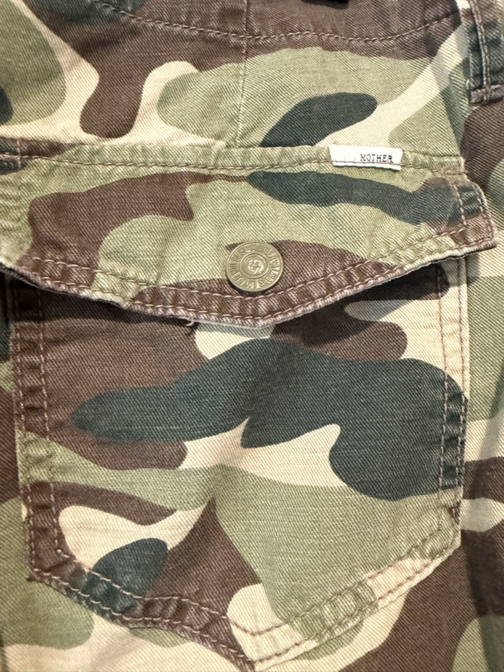 MOTHER No Zip Misfit in Double Time Camo Wash - Picture 5 of 8